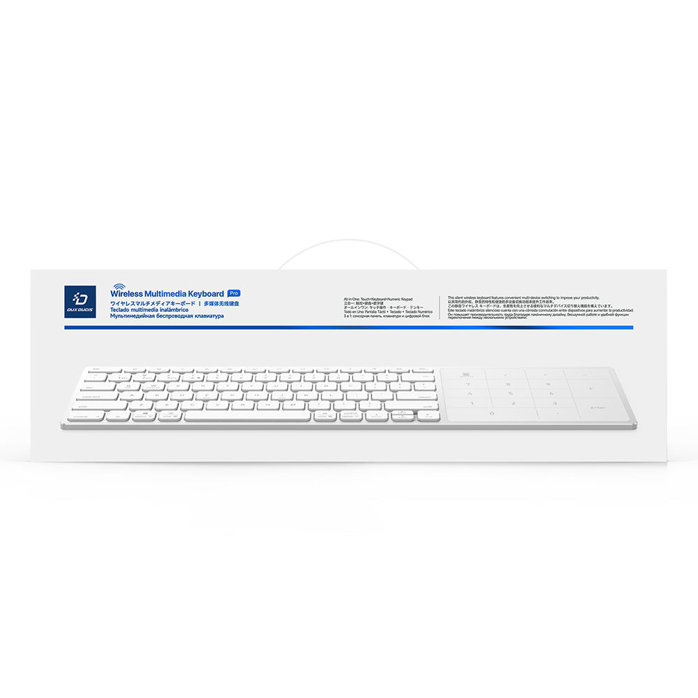 DUX DUCIS LK Wireless Keyboard, BT / Wi-Fi, Black