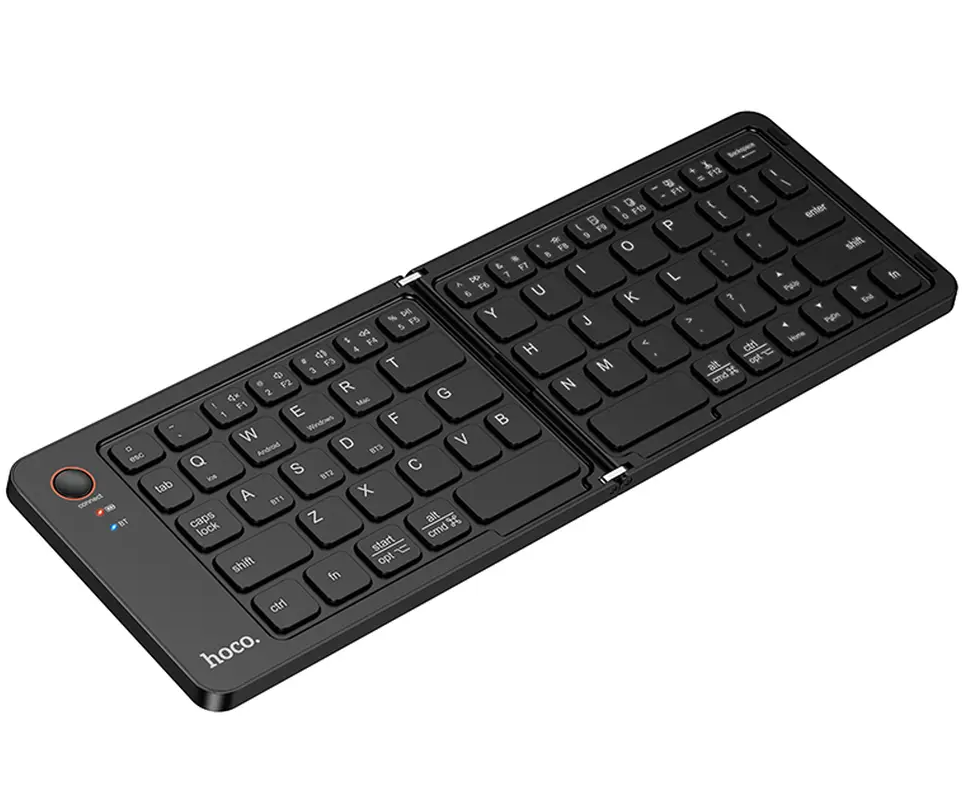 Składana klawiatura Bluetooth HOCO GM71 Foldable, czarna