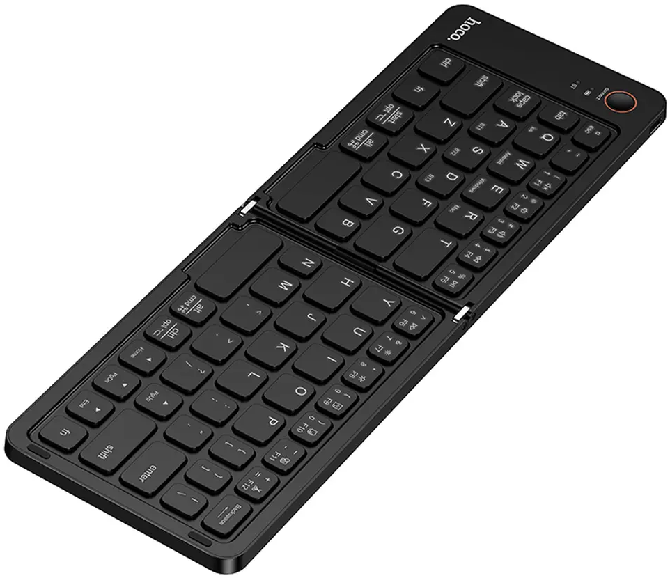 Składana klawiatura Bluetooth HOCO GM71 Foldable, czarna