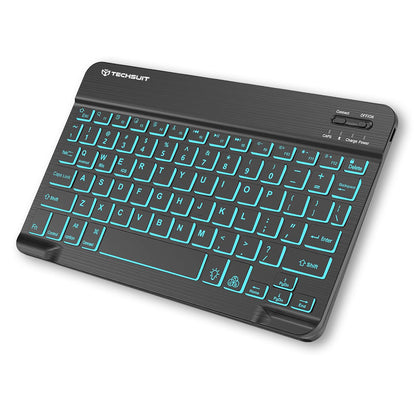 Klawiatura bezprzewodowa Techsuit WK1, RGB, Czarna