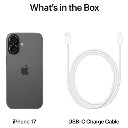 Telefon komórkowy Apple iPhone 17, 256GB, Czarny MG6J4ZD/A