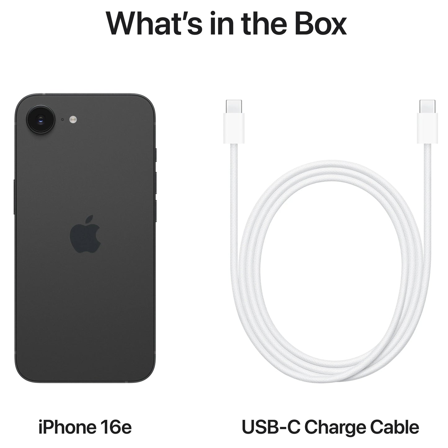 Apple iPhone 16e Mobile Phone, 128GB, Black MD1Q4ZD/A