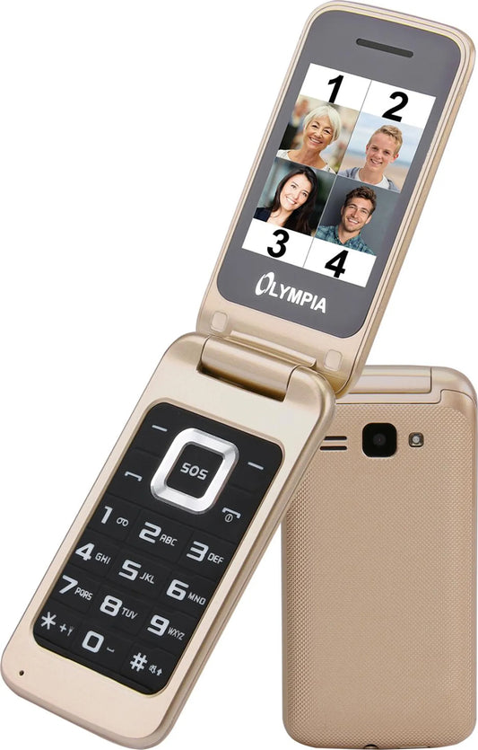 Telefon komórkowy Olympia Luna Dual SIM, Gold 2212