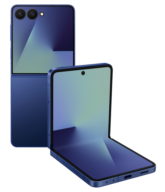 Samsung Galaxy Z Flip7 Mobile Phone, 512GB, 12GB, Blue Shadow EU SM-F766BDBHEUE