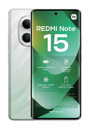 Telefon komórkowy Xiaomi Redmi Note 15 4G, 256GB, 8GB, Zielony MZB0MNPEU