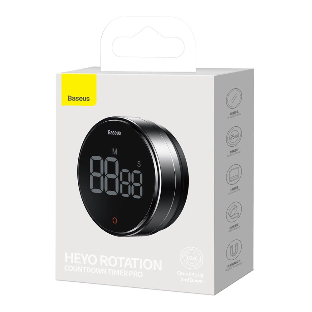 Baseus Heyo Rotation Pro Timer, Black FMDS000013