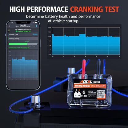 Tester Bluetooth Monitorowanie Akumulatora Samochodowego Ancel BM200