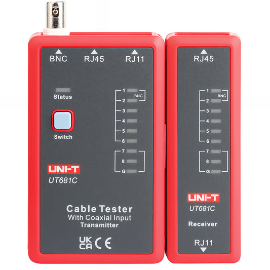 Tester kabla sieciowego UTP / BNC UNI-T UT681C