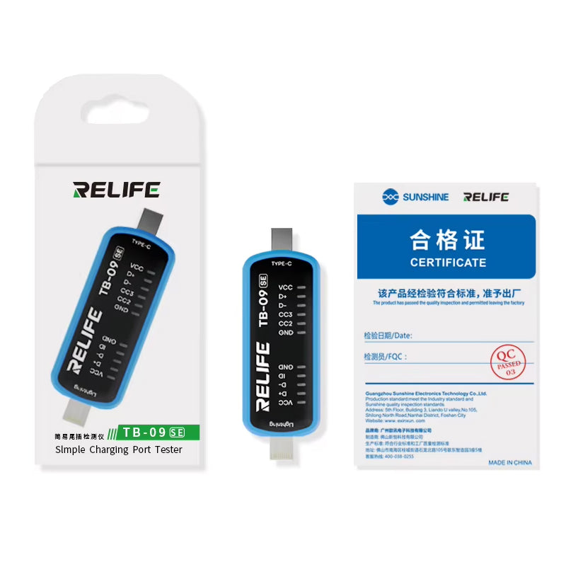 Tester Serwisowy Relife TB-09 SE, Lightning / USB-C