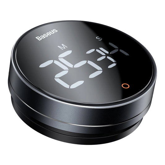 Timer Temporizator Baseus Heyo Rotation Pro, Czarny, Ponownie zapakowany FMDS000013