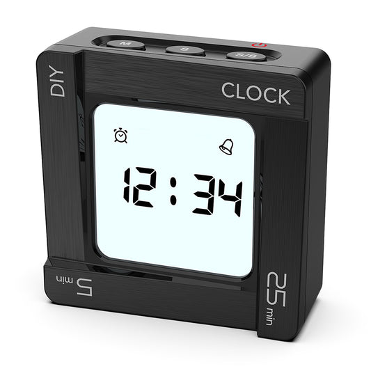 Timer Zegar OEM EN7019 Flip, Czarny
