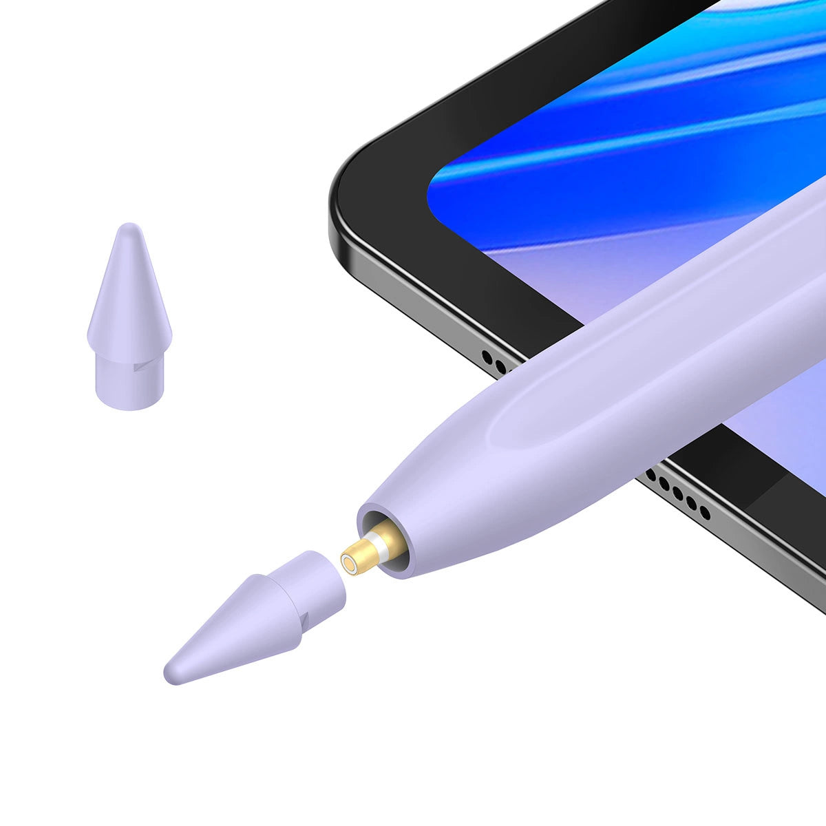 Touch Pen Baseus Smooth Writing 2 Series dla Apple iPad, Wersja Bezprzewodowa Aktywna, Fioletowy SXBC060105