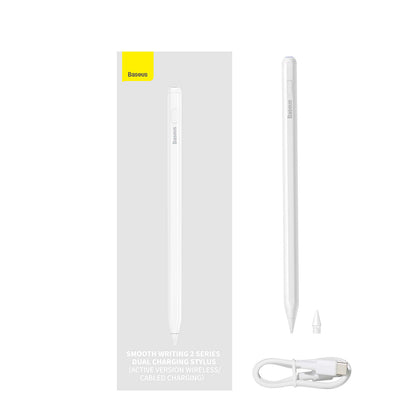 Touch Pen Baseus Smooth Writing 2 Series for Apple iPad, Active Wireless Version, White SXBC080102