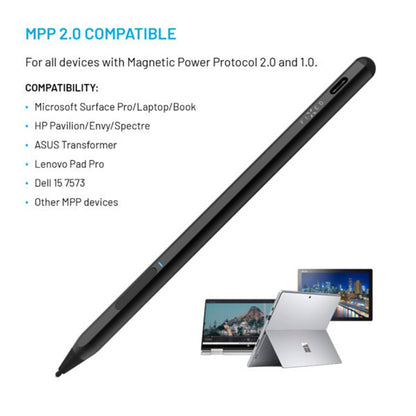 Touch Pen Fixed Graphite Active dla urządzeń z obsługą MPP, Czarny