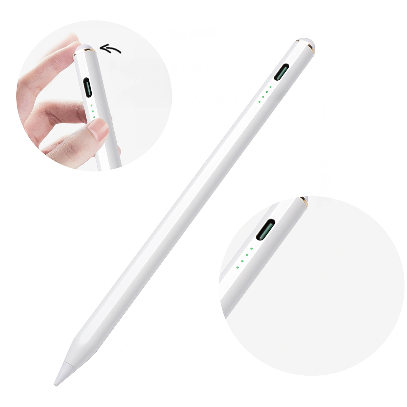 Touch Pen Joyroom JR-X9S do Apple iPad, wersja aktywna, biały