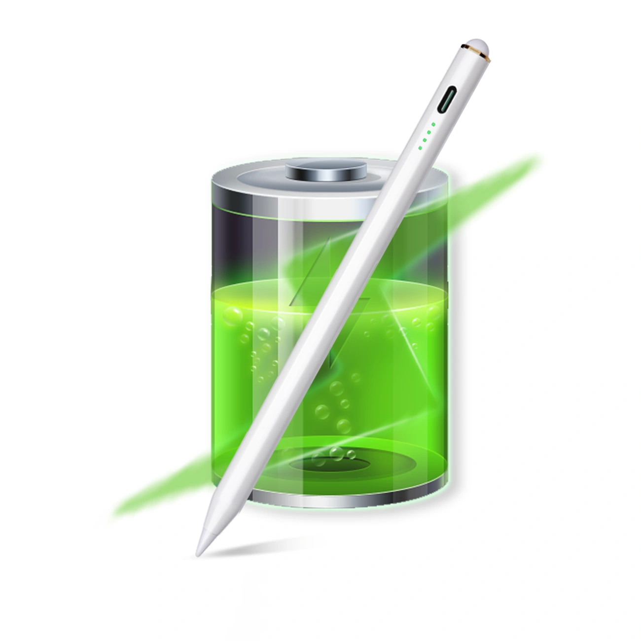 Touch Pen Joyroom JR-X9S do Apple iPad, wersja aktywna, biały