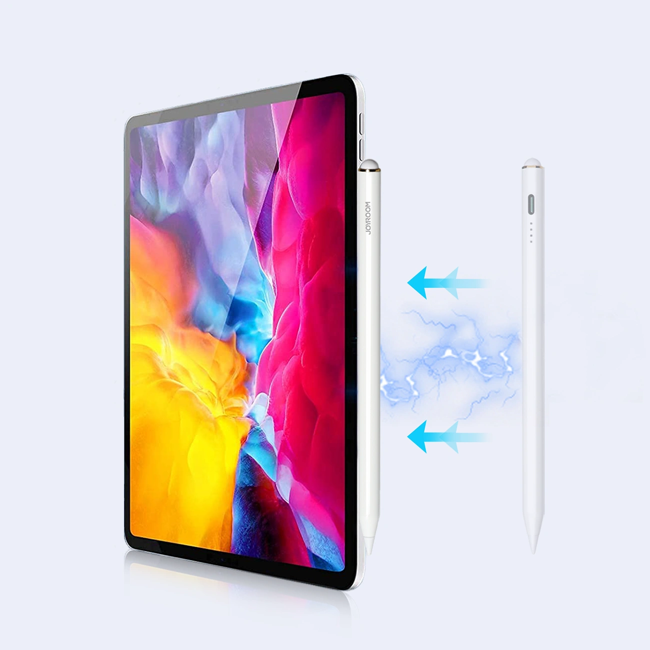 Touch Pen Joyroom JR-X9S do Apple iPad, wersja aktywna, biały