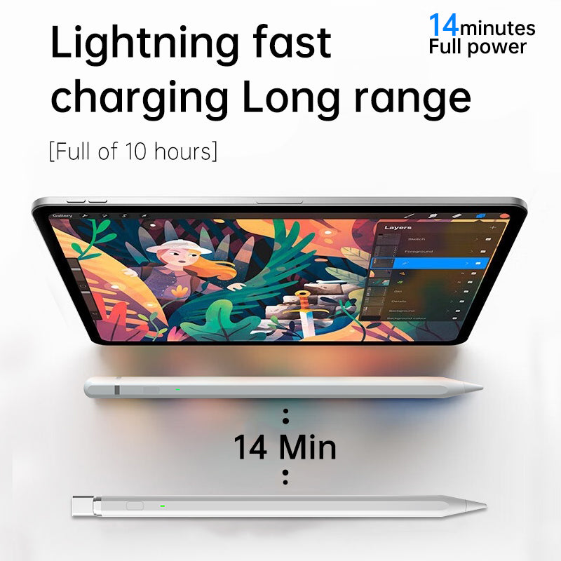 Touch Pen Techsuit AP01 Pro dla Apple iPad, Wersja Aktywna, Biały