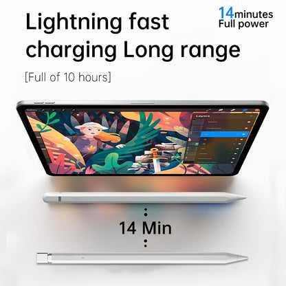 Touch Pen Techsuit AP01 Pro dla Apple iPad, Wersja Aktywna, Biały