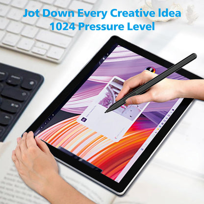 Touch Pen Techsuit F97 dla Microsoft Surface, Wersja Aktywna, Czarny