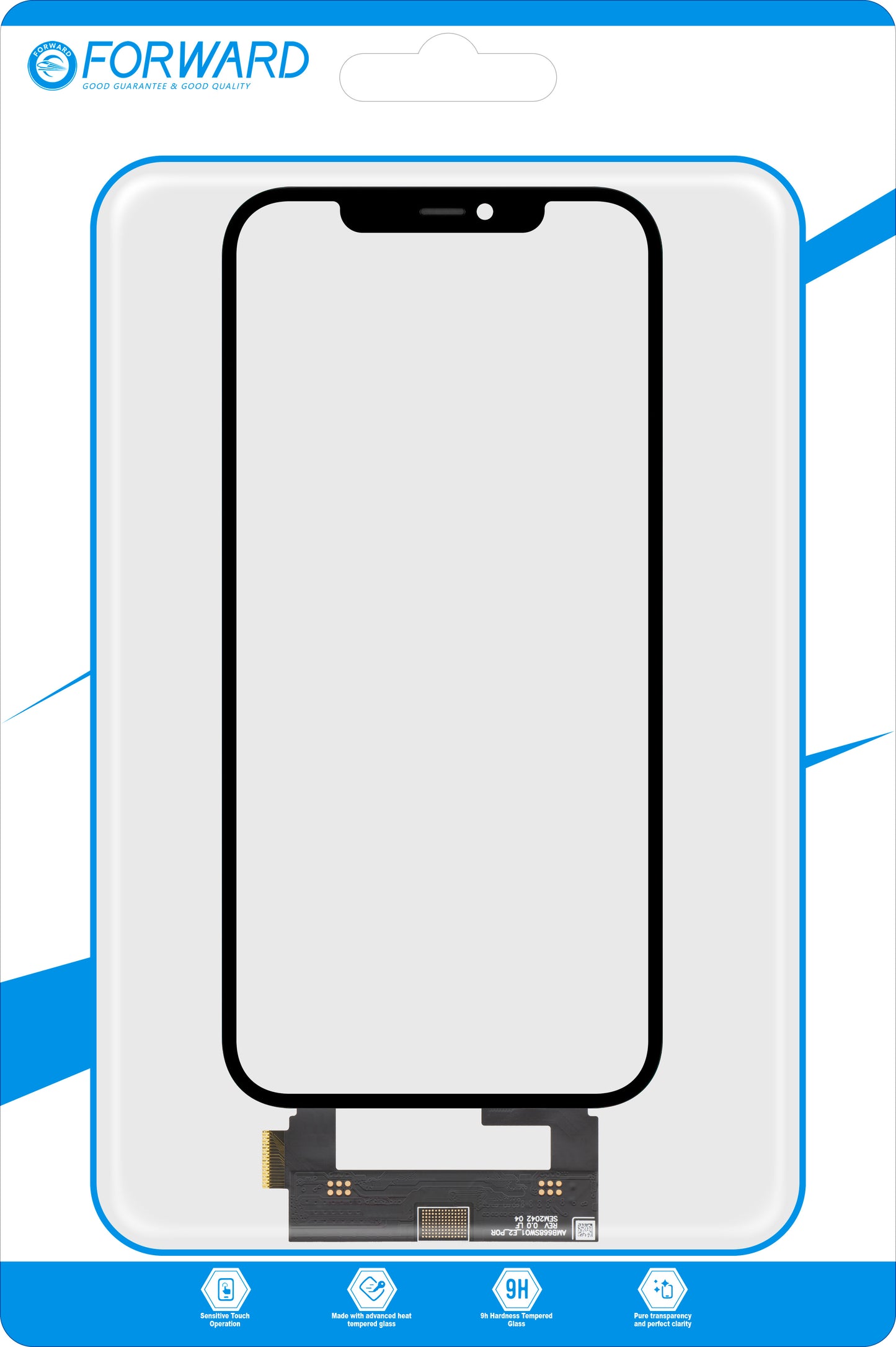 Touchscreen Forward Guard OCA do Apple iPhone 12 Pro Max, wersja IC, czarny