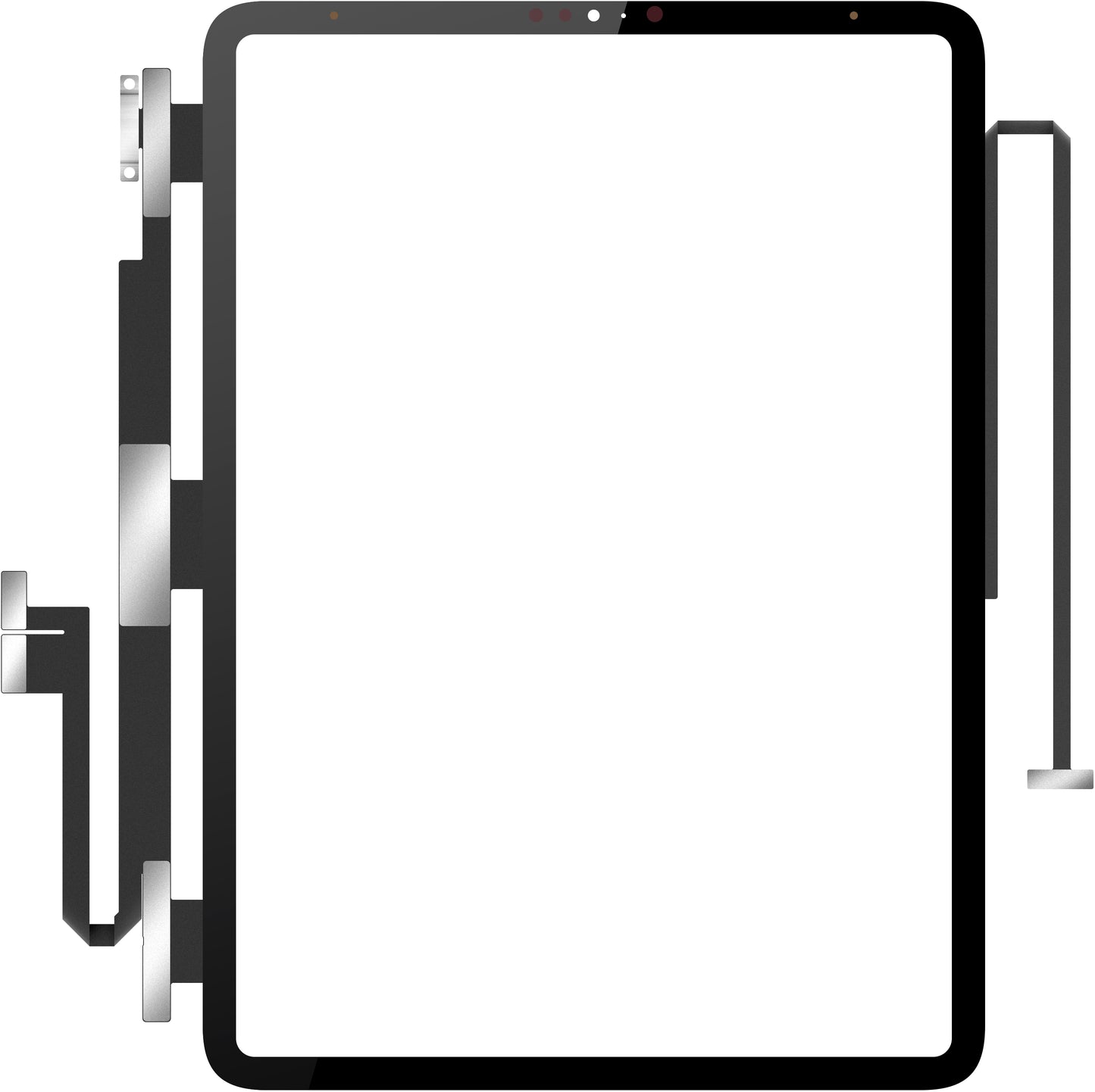 Touchscreen Forward Guard OCA do Apple iPad Pro 11 (2020), Czarny