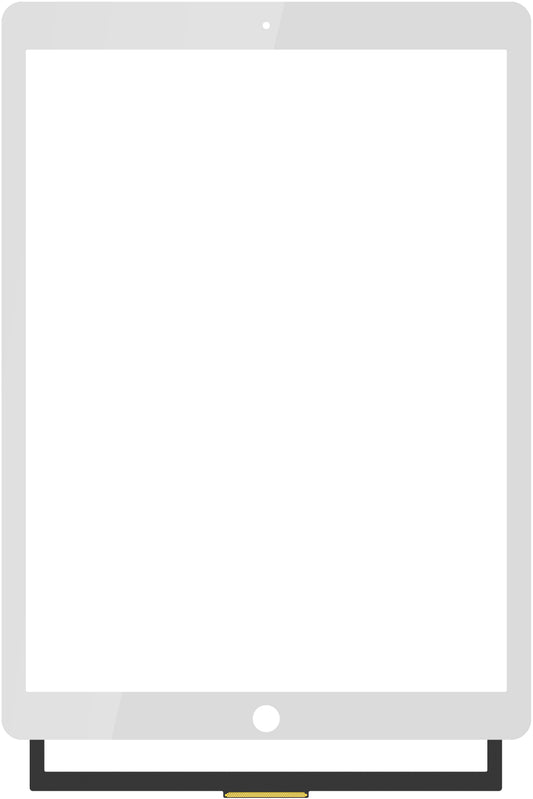 Touchscreen Forward Guard OCA do Apple iPad Pro 12.9 (2017), Biały