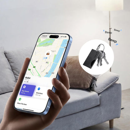 UGREEN SmartTag Smart Finder Slim 2 CM920 (75120A) dla serii iOS, zestaw 2 sztuki, czarny