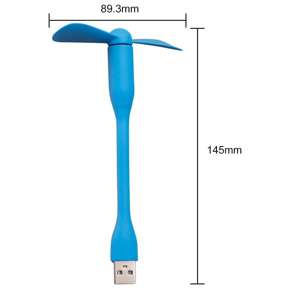 Wentylator USB Techsuit TUF1, Niebieski