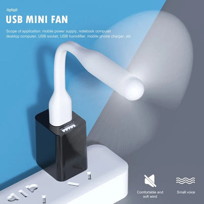 Wentylator USB Techsuit TUF1, Pomarańczowy