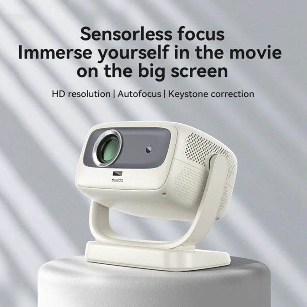 Projektor Yesido TV13, 720P, 190ANSI, Android 9.0, Biały