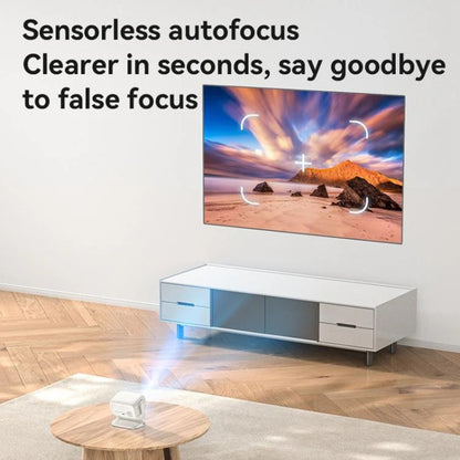 Projektor Yesido TV13, 720P, 190ANSI, Android 9.0, Biały