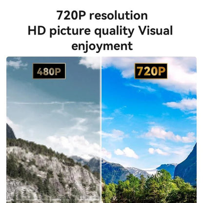 Projektor Yesido TV13, 720P, 190ANSI, Android 9.0, Biały