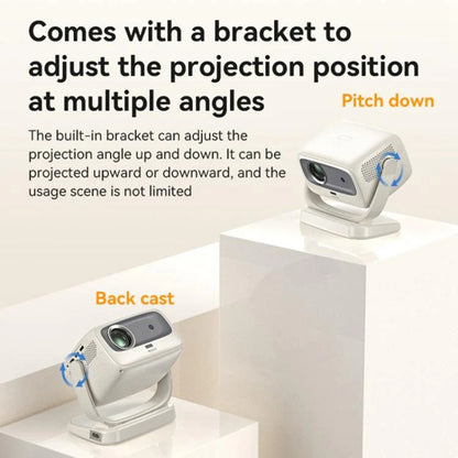 Projektor Yesido TV13, 720P, 190ANSI, Android 9.0, Biały