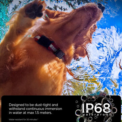 Obroża dla zwierząt domowych ze stojakiem Spigen Tough Armor dla Apple AirTag, Czarna